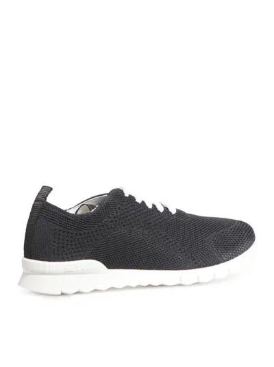 Shop Kiton Sneakers Shoes In Black