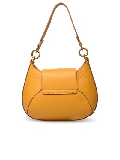 Shop Hogan Yellow Leather Bag
