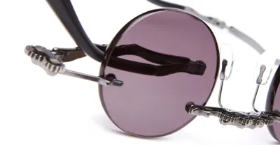 Shop Kuboraum Sunglasses In Dark Grey