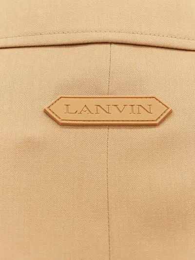 Shop Lanvin Jacket In Beige
