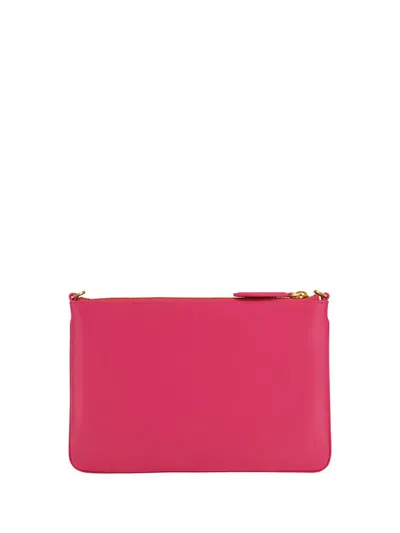 Shop Pinko Clutches In Pink -antique Gold