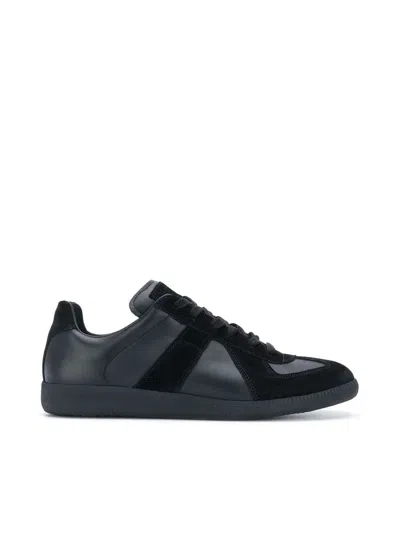 Shop Maison Margiela Sneakers Shoes In Black