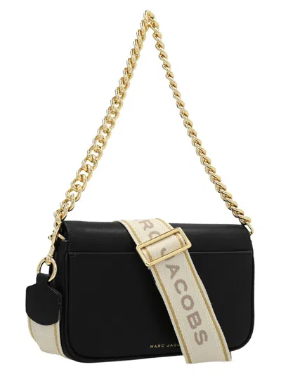 Shop Marc Jacobs 'the J Marc' Crossbody Bag In Black