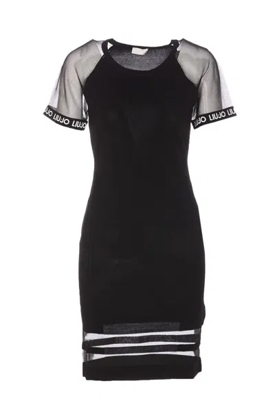 Shop Liu •jo Liu Jo Dresses In Black