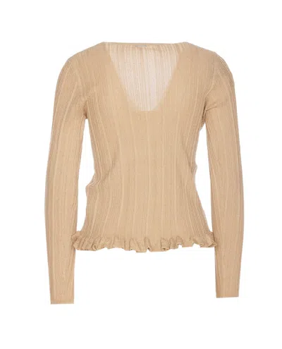 Shop Liu •jo Liu Jo Sweaters In Golden