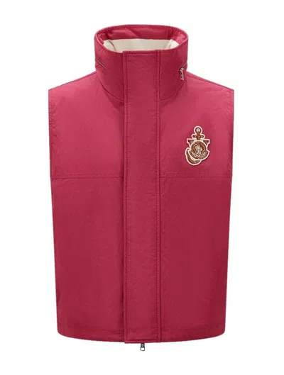 Shop Moncler Genius Gilet In Red