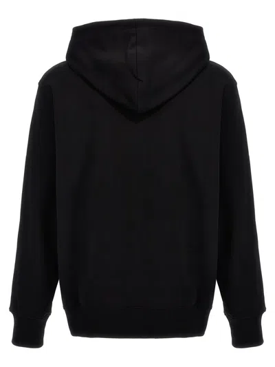 Shop Moschino 'archive Teddy' Hoodie In Black