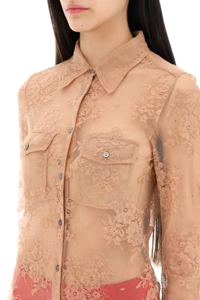 Shop N°21 N.21 Lace Shirt In Pink