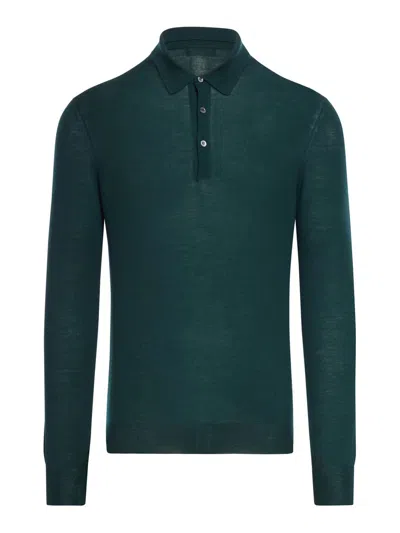 Shop Nome Polo Neck Sweater In Green