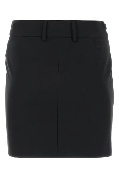 Shop Off-white Skirts In Blackblac