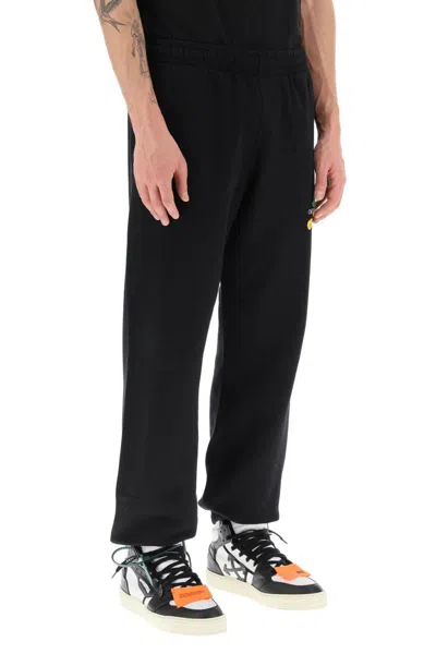 Shop Off-white 'brush Arrow' Sweatpants In Black