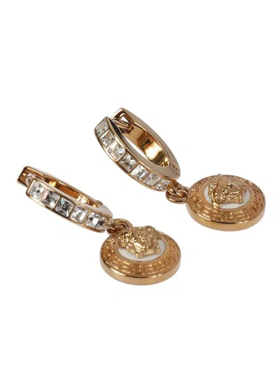 Shop Versace - Earrings In Golden