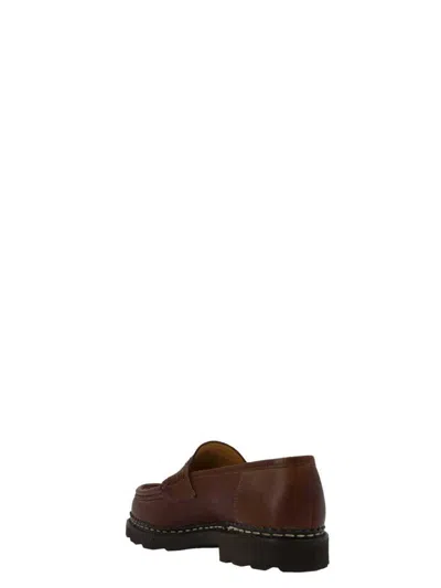 Shop Paraboot 'remis' Loafers In Brown