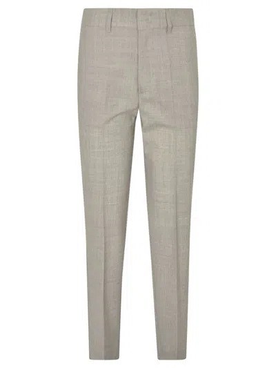 Shop P.a.r.o.s.h Parosh Trousers In Grigio Melange Chiaro