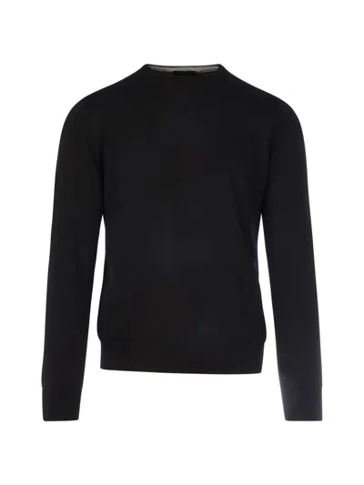 Shop Nome Round Neck Sweater In Black