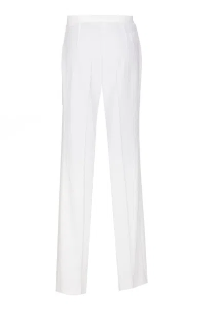 Shop Pinko Trousers In White