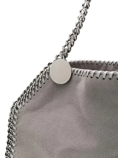 Shop Stella Mccartney And Silver Falabella Tote Bag In Grey