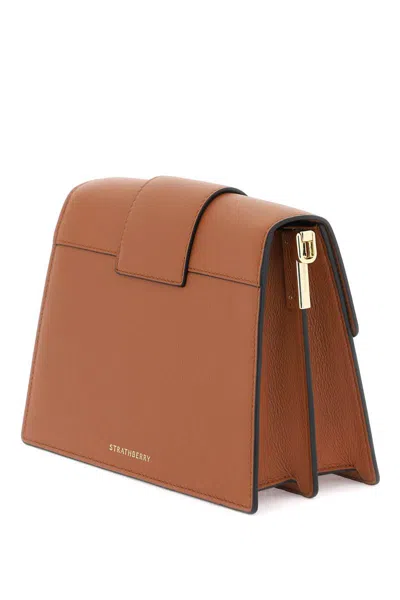 Shop Strathberry Crescent Box Bag In Brown