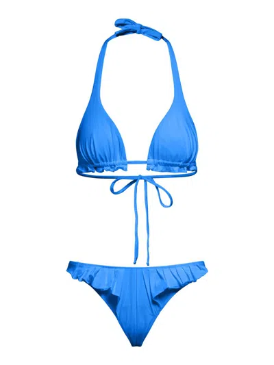 Shop Sucrette Bikinis Swimwear In Blue