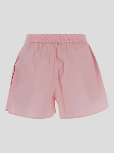 Shop Alexander Wang T T By Alexander Wang Shorts In Lightpink