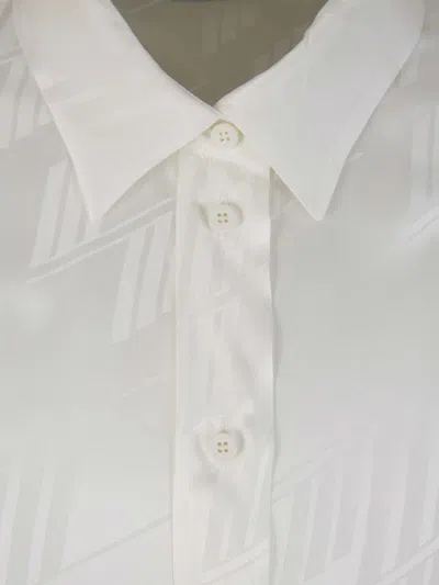 Shop Attico The  Viscose Diana Shirt In Blanc