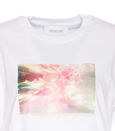 Shop Sportmax T-shirts And Polos In White