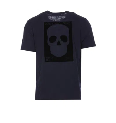 Shop Zadig & Voltaire T-shirts And Polos In Blue