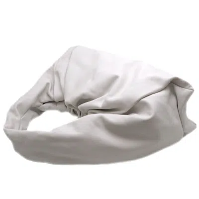 Shop Bottega Veneta Pouch White Leather Shoulder Bag ()