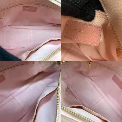 Pre-owned Chanel Shopping Pink Leather Tote Bag ()