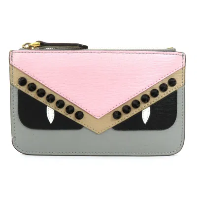 Shop Fendi Multicolour Leather Wallet  ()