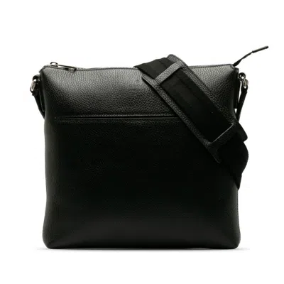 Shop Gucci Abbey Black Leather Shoulder Bag ()