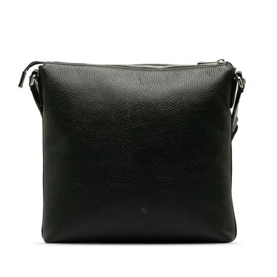 Shop Gucci Abbey Black Leather Shoulder Bag ()