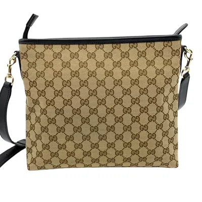 Shop Gucci Ophidia Beige Canvas Shopper Bag ()