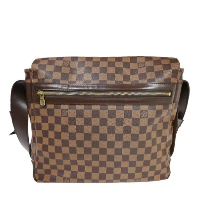 Pre-owned Louis Vuitton Bastille Brown Canvas Shoulder Bag ()