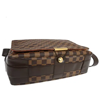 Pre-owned Louis Vuitton Bastille Brown Canvas Shoulder Bag ()