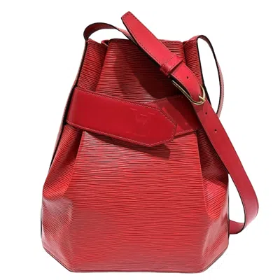 Pre-owned Louis Vuitton Sac D'épaule Red Leather Shoulder Bag ()