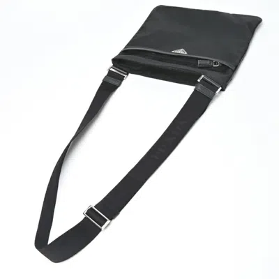 Shop Prada Messenger Black Synthetic Shoulder Bag ()