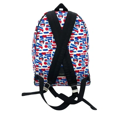 Shop Saint Laurent Multicolour Canvas Backpack Bag ()