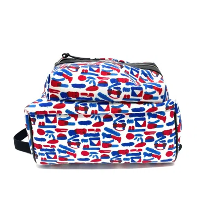 Shop Saint Laurent Multicolour Canvas Backpack Bag ()