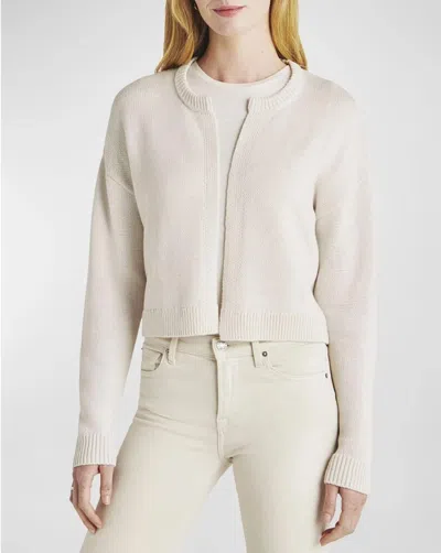 Shop Splendid Lily Open Front Cardigan In Moonstone In Pink