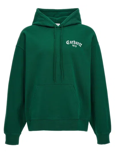 Shop Carhartt Onyx Sweatshirt In Green