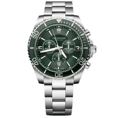 Shop Victorinox Men's Maverick Green Dial Watch