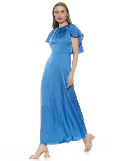 Shop Alexia Admor Danica Dress In Blue