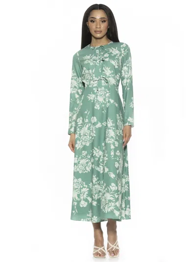 Shop Alexia Admor Ophelia Dress In Green