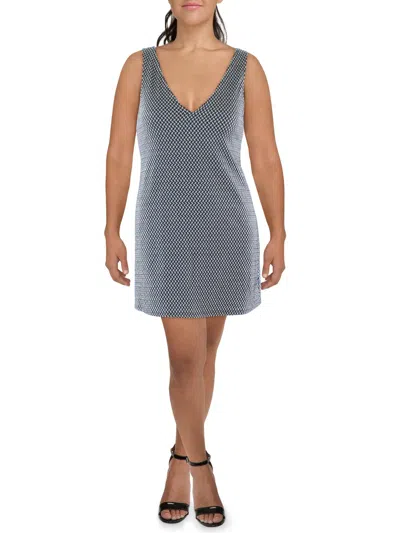 KINGSTON GREY JUNIORS WOMENS PRINTED SHORT MINI DRESS 
