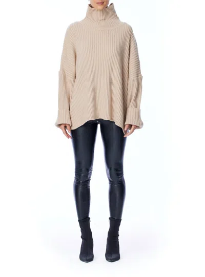 Shop Lblc The Label Casey Sweater In Oatmeal In White
