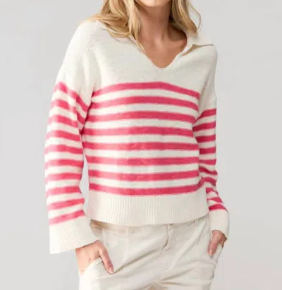 Shop Sanctuary Perfect Timing Sweater In Flushed Stripe In Multi
