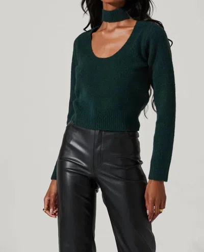 Shop Astr Marion Sweater In Green