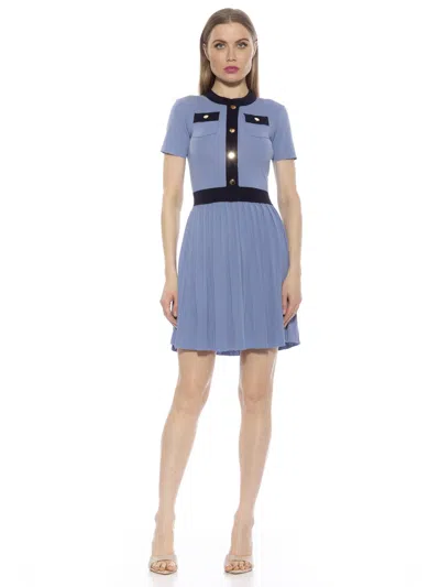 Shop Alexia Admor Ander Dress In Blue