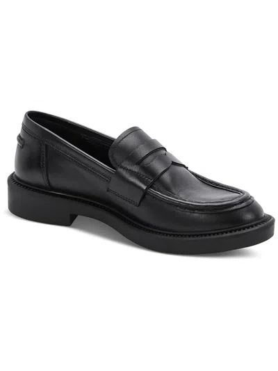 Shop Blondo Halo Womens Leather Slip-on Loafers In Black